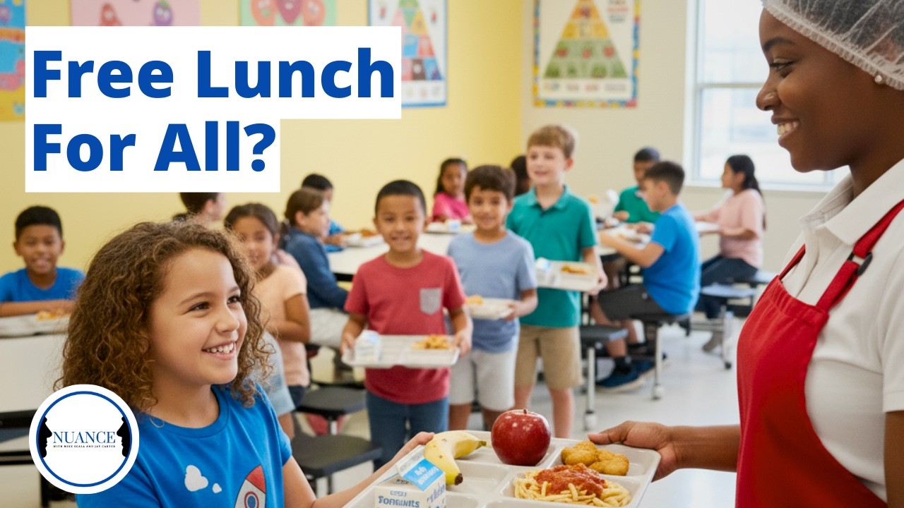 mikegscala's tweet card. Should All Students Get Free Meals?