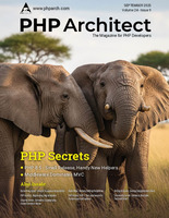 phparch's tweet card. Welcome to the September Edition of PHP Architect. This month, we are moving closer to the Fall season here in the U.S., when the long days start to fade and cooler weather eases in…a transition of...