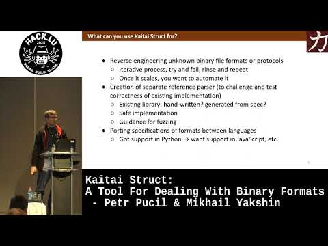 Ministraitor's tweet card. Kaitai Struct: A Tool For Dealing With Binary Formats - Petr Pucil &...