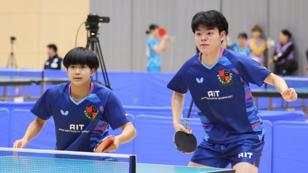 Rallys_pingpong's tweet card. 10月22日、第91回全日本大学総合卓球選手権大会個人の部（通称：全日学）は大会2日目を迎え、男子ダブルス4回戦まで、男子シングルス1回戦が行われた。