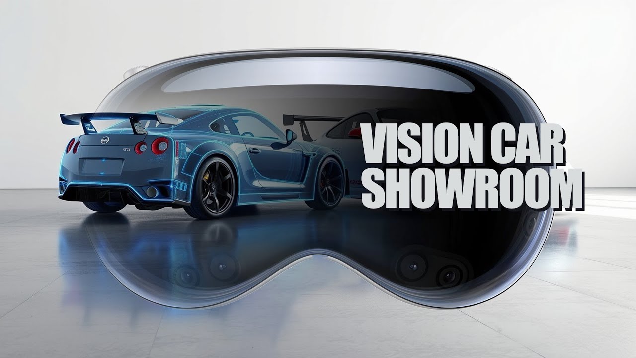 onix_technews's tweet card. Unity: Vision. Car showroom