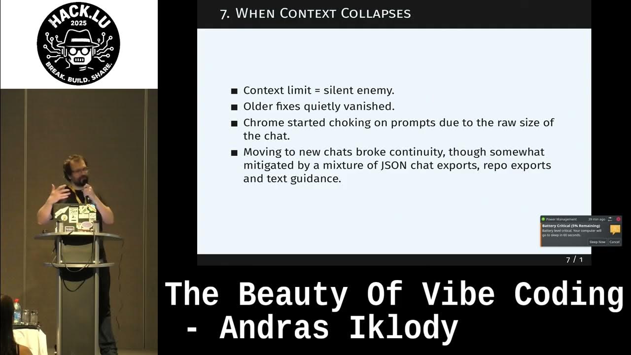 Ministraitor's tweet card. The Beauty Of Vibe Coding - Andras Iklody