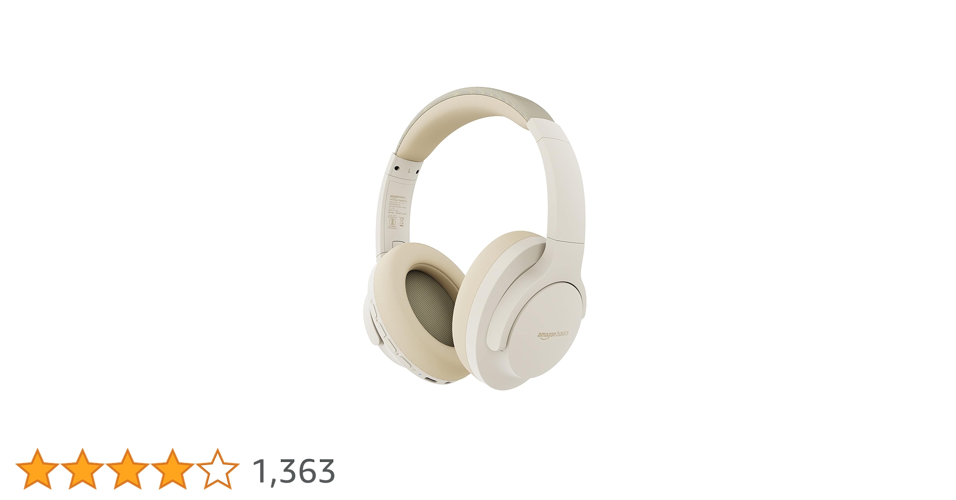 Okayspot_India's tweet card. amazon basics Pro Series Wireless Noise Cancelling ANC Over Ear Headphone | Bluetooth Headset | USB Charging | 10 m Paring Distance | 74 Hours Battery Life | 40 mm Drivers | IPX4 Rated (Beige)
