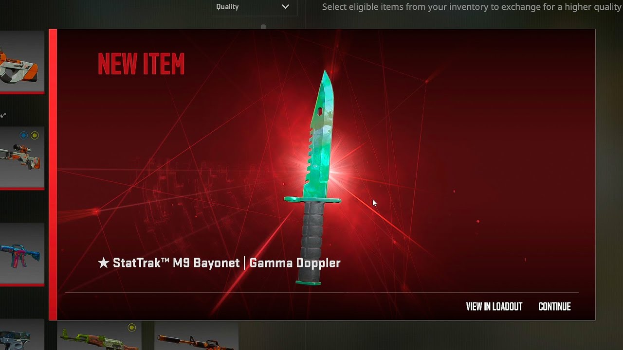 TechsavvyCS's tweet card. FIRST EVER CS2 KNIFE TRADE UP (REAL)