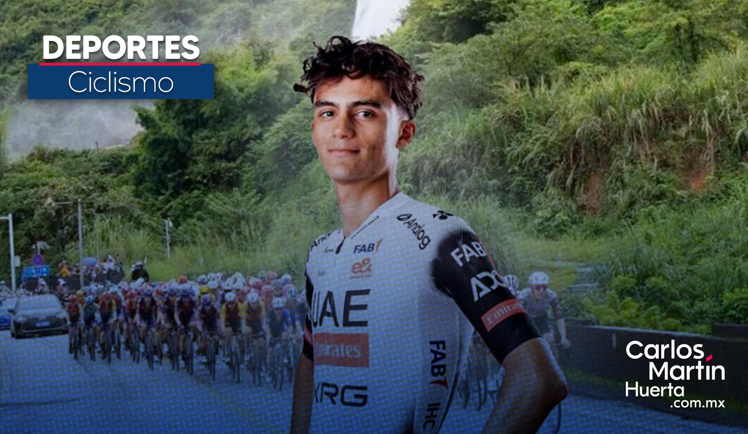 carlosmartinh's tweet card. El mexicano Isaac del Toro hará una pausa en su exitosa campaña internacional para participar en el Campeonato Nacional de Ciclismo de Ruta y Contrarreloj 2025 que se llevará a cabo en Baja Califor...