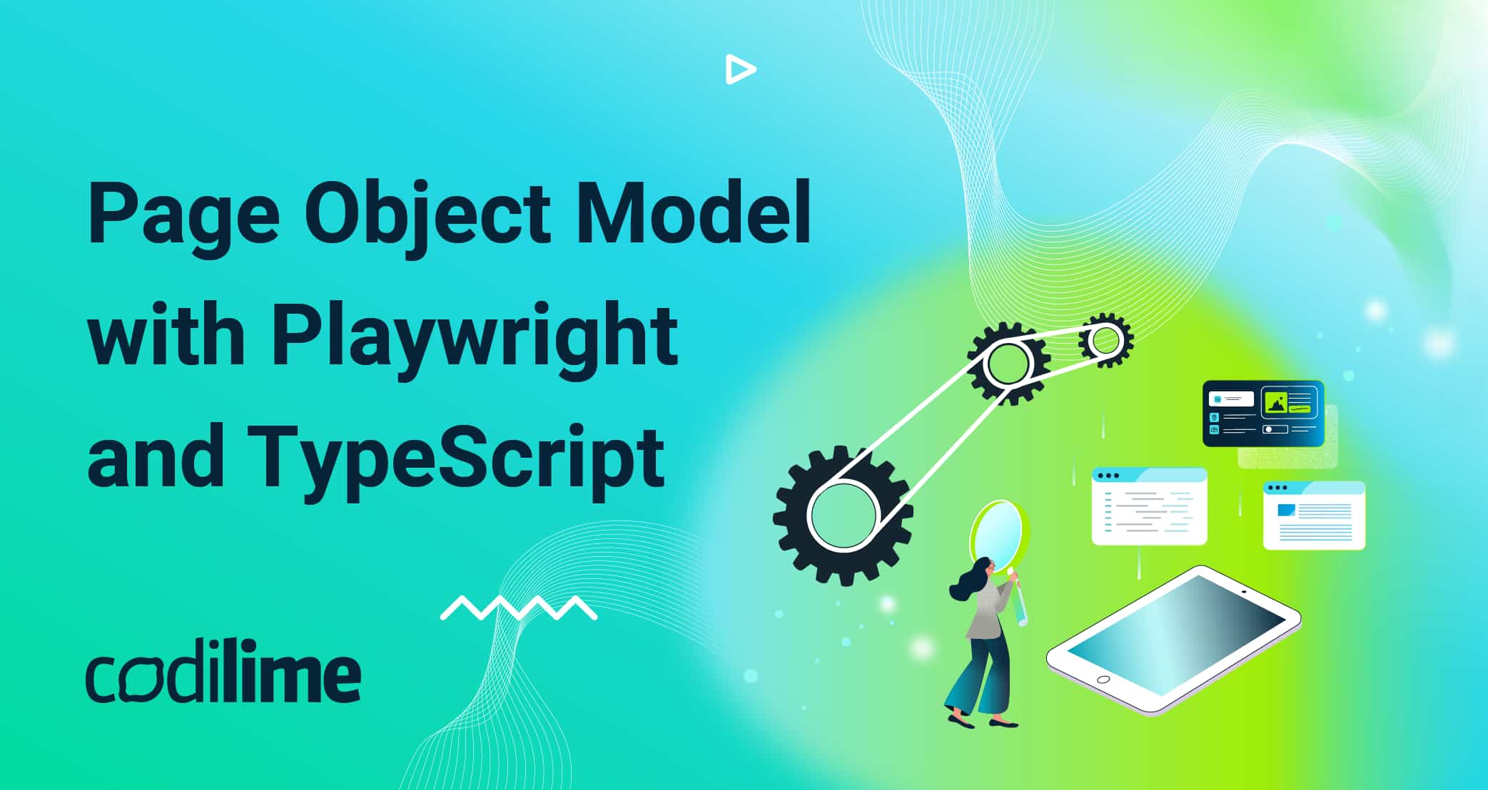 CodiLime's tweet card. Unlock the power of automation with our guide on Page Object Model (POM) using Playwright and TypeScript.