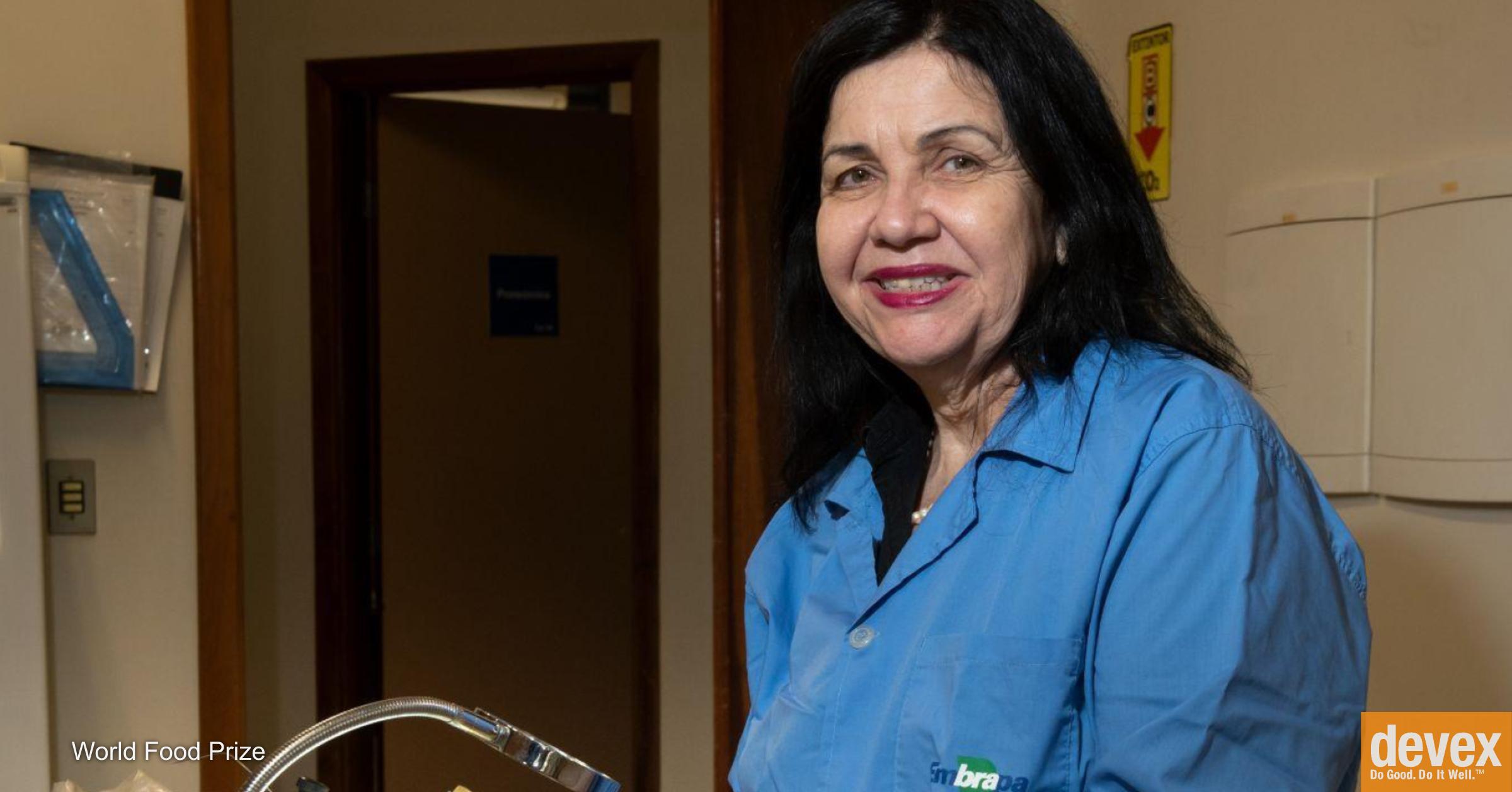 jwerthein's tweet card. Mariangela Hungria is credited with helping Brazil become a global agricultural powerhouse while reducing the use of chemical fertilizer.