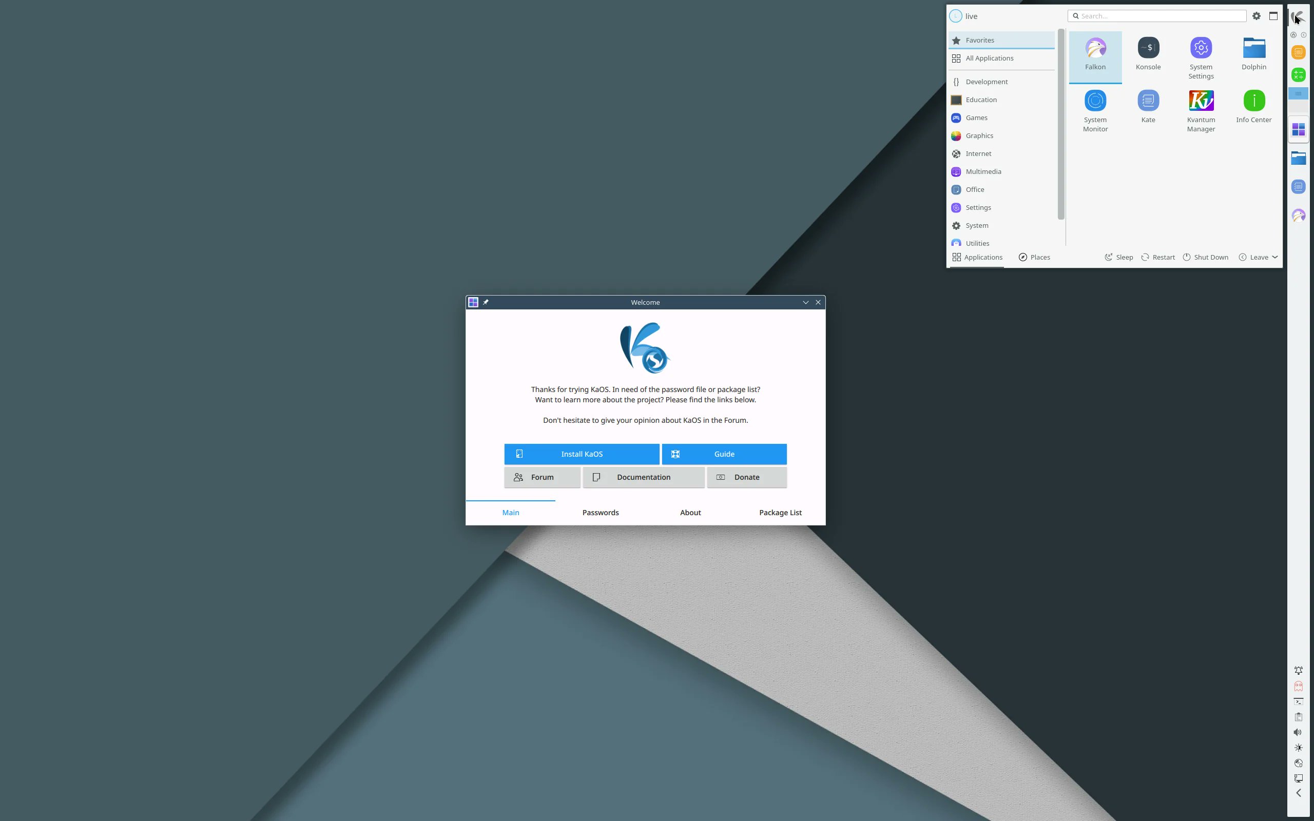 DesdeLinux's tweet card. Descubre todo sobre KaOS 2025.05: adiós a Qt5, Plasma 6 y novedades para los amantes del entorno KDE. ¡Conoce sus principales cambios!