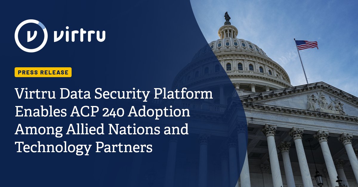 morps's tweet card. Learn how Virtru's Data Security Platform supports the adoption of ACP 240, enhancing secure data sharing and Zero Trust principles among allied defense and technology partners.