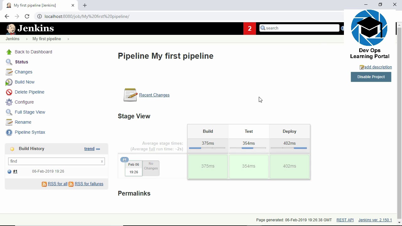 devopslearning1's tweet card. Jenkins Pipelines