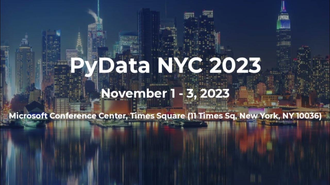 pydatanyc's tweet card. PyData NYC 2023 is coming!