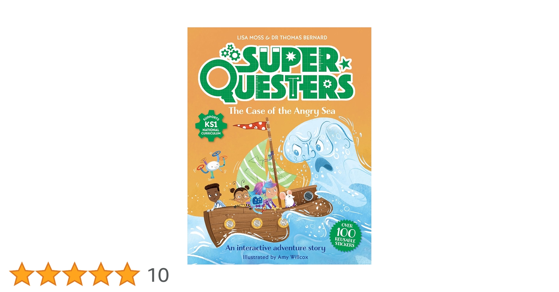 QuestFriendz's tweet card. SuperQuesters: The Case of the Angry Sea: 4