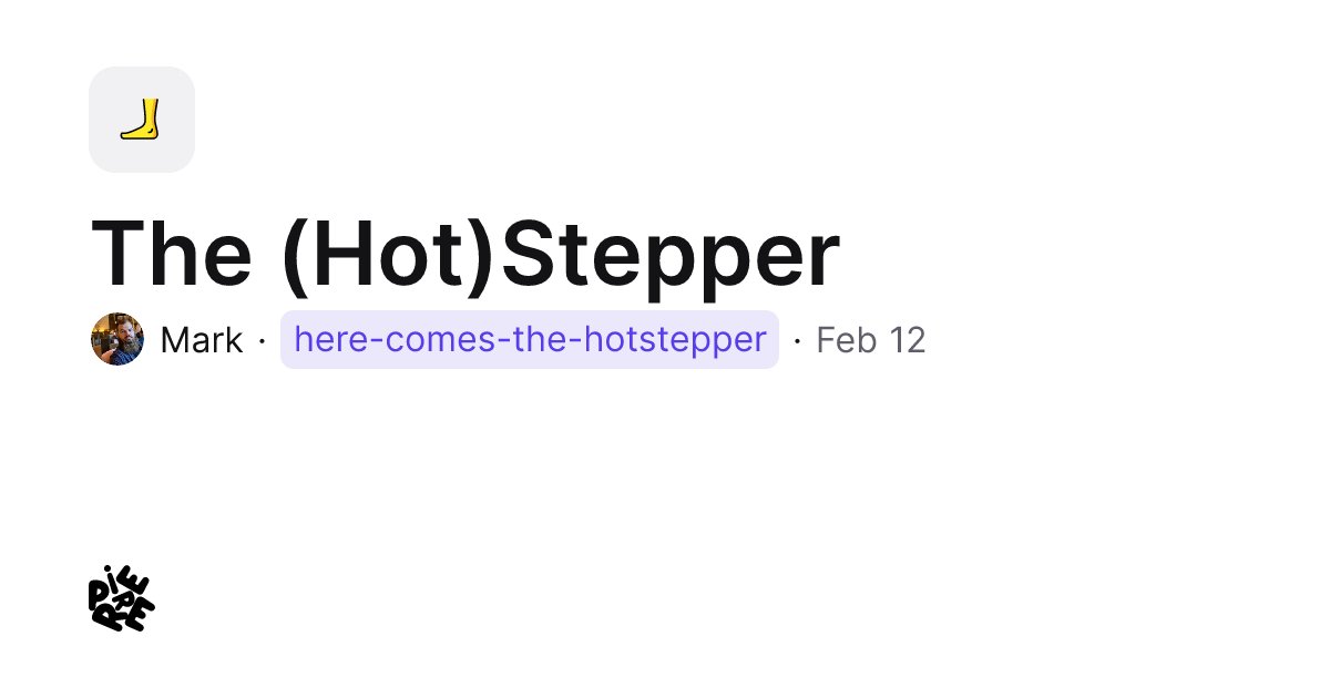 getbootstrap's tweet card. The (Hot)Stepper