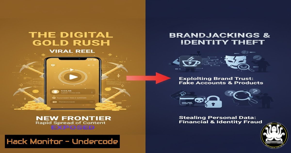 UndercodeUpdate's tweet card. The Digital Gold Rush: How a Viral Reel Exposed the New Frontier of Brandjackings and Identity Theft - "Undercode Testing": Monitor hackers like a pro. Get