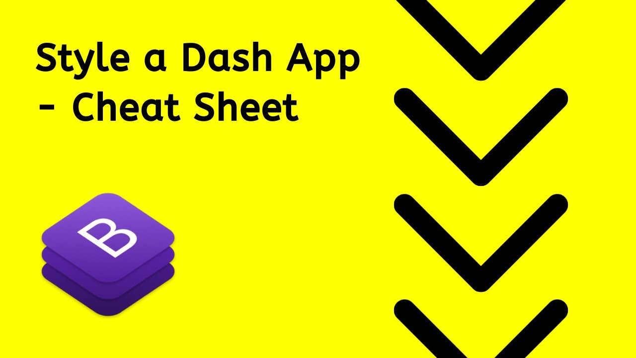malo21st's tweet card. How to Style your Dash App with Bootstrap Cheat Sheet