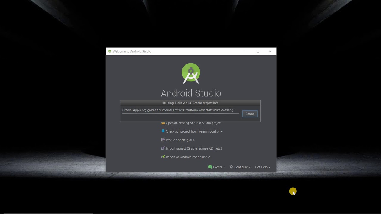 tutorialkart's tweet card. How to start Android Project in Android Studio IDE