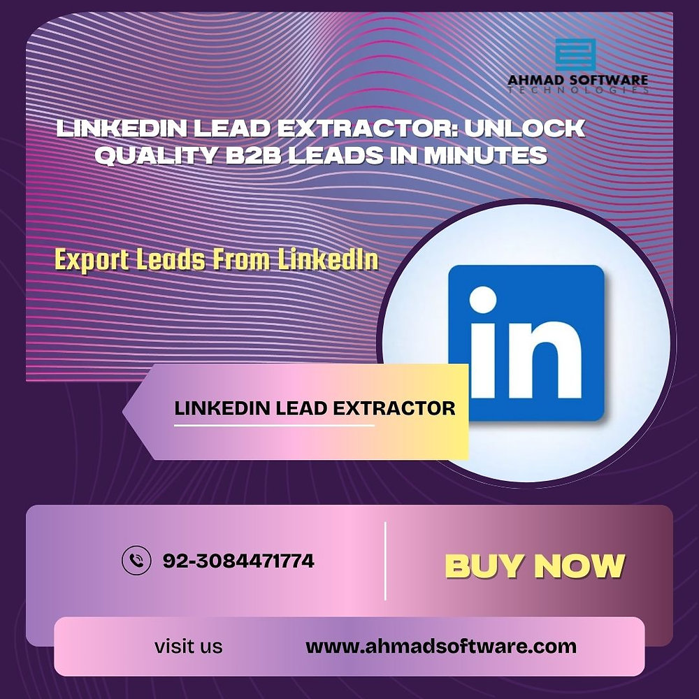 rani_raheela's tweet card. LinkedIn Lead Extractor is a desktop-based data scraping tool developed by Ahmad Software Technologies.