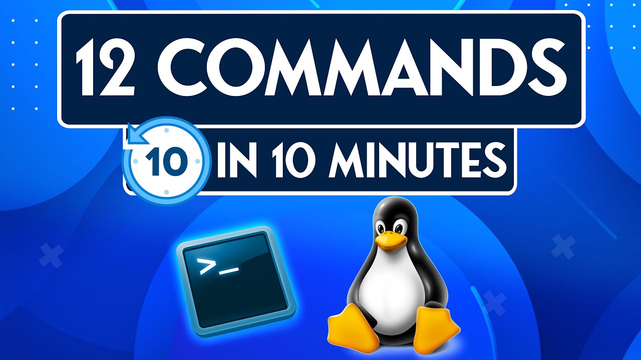 jimshapedcoding's tweet card. Linux commands to learn in 10 Minutes for DevOps
