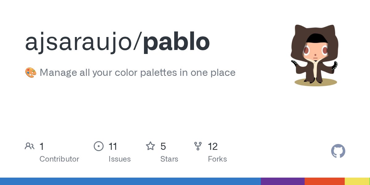 codesupportdev's tweet card. 🎨 Manage all your color palettes in one place. Contribute to ajsaraujo/pablo development by creating an account on GitHub.