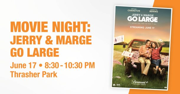 ATLCheap's tweet card. Come to Thrasher Park on Friday, June 17, 2022 for an outdoor movie! The city of Norcross is hosting the screening of Jerry and Marge Go Large at 8:30 p.m. If you’ve never heard of this flick,...