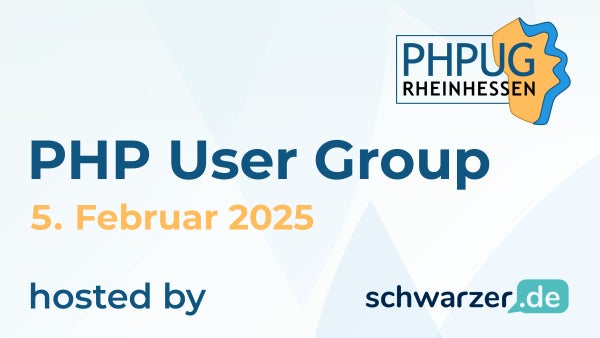 phpugrhh's tweet card. Es ist wieder soweit! Im Februar startet das nächste Treffen der **PHP User Group Rheinhessen** in 2025 - sei dabei und werde Teil unserer Community! Wie immer erwarten Di
