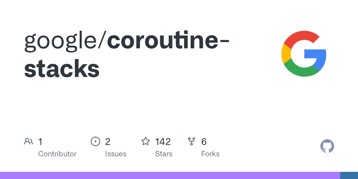 vergauwen_simon's tweet card. Contribute to google/coroutine-stacks development by creating an account on GitHub.
