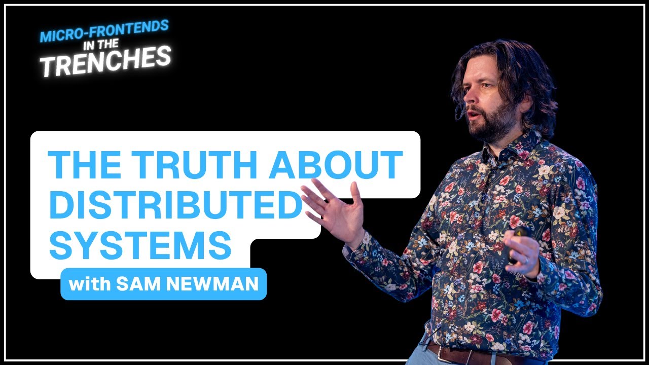 NaveenS16's tweet card. Microservices × Micro-Frontends: Uncovered with Sam Newman