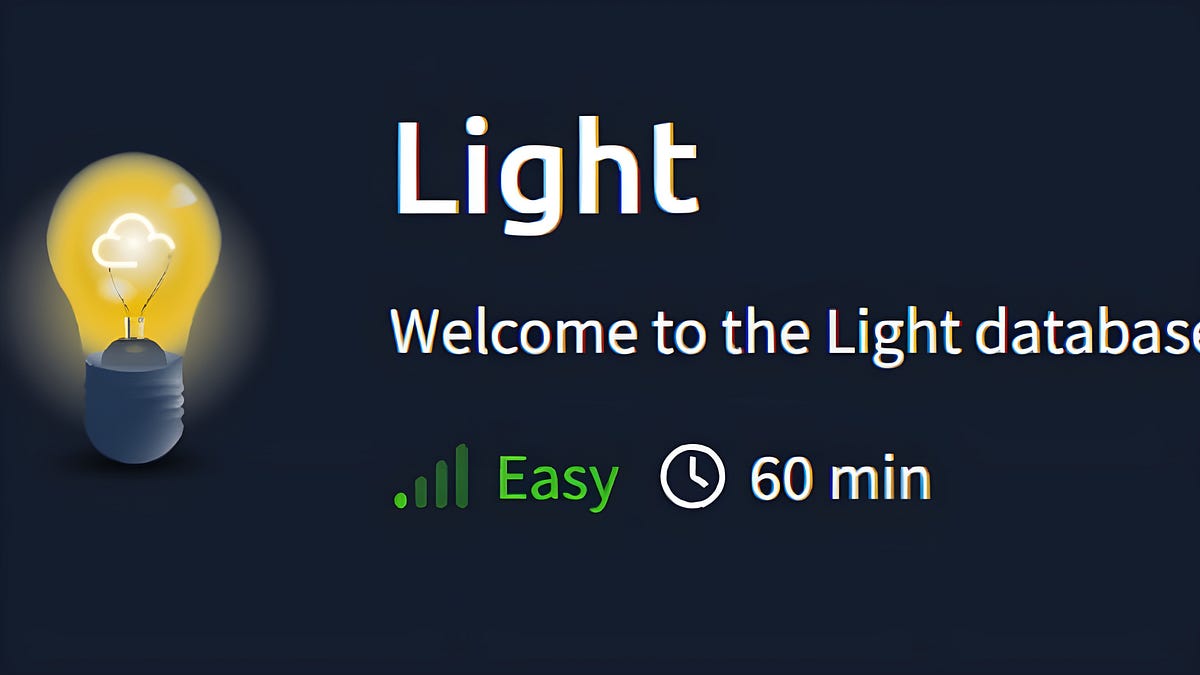 InfoSecComm's tweet card. Problem As Follows: I am working on a database application called Light! Would you like to try it out? If so, the application is running on
