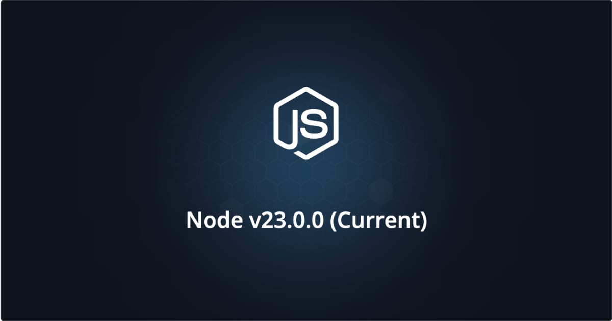 power3goople6's tweet card. 10月17日、Node.jsはバージョン23.0.0をリリースした。この新バージョンでは、いくつかの重要な変更が導入されている。