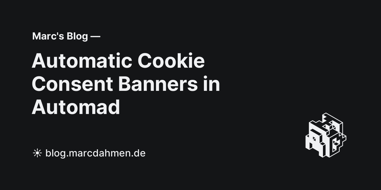 automadcms's tweet card. Cookie consent banners are, in my opinion, one of the worst things to have happened to the modern web. They clutter interfaces, confuse users, and ...
