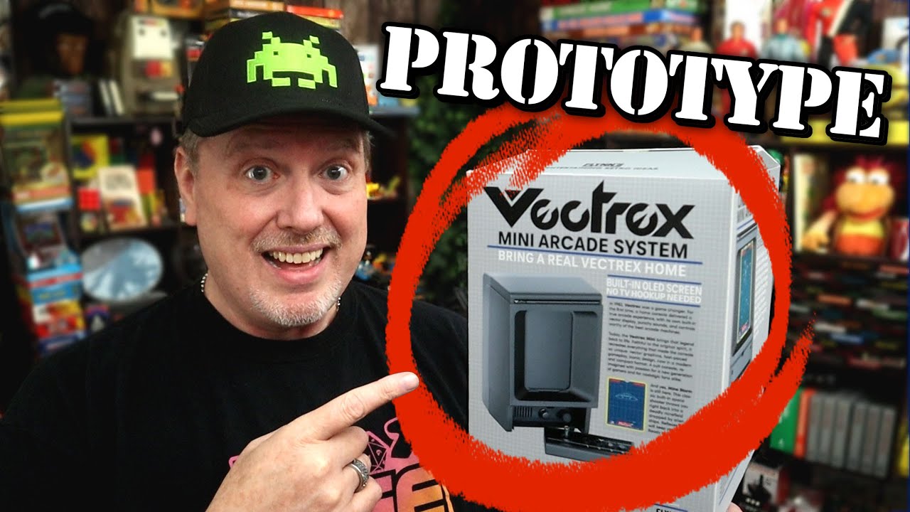 DavidOghia's tweet card. FIRST LOOK at the New Vectrex Mini Prototype | See the Progress on...