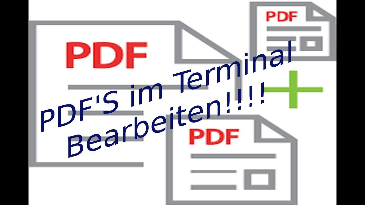 RooniLinuxtalk's tweet card. Pdf's im Terminal bearbeiten