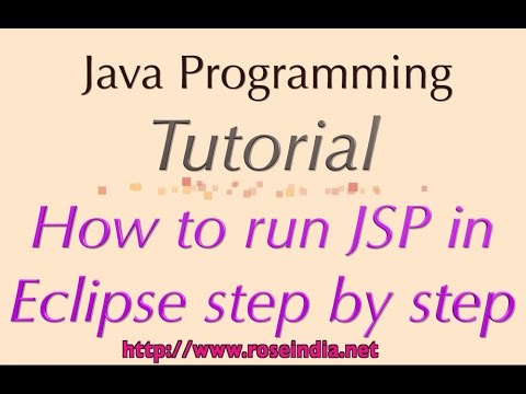 RoseIndiaNet's tweet card. How to run JSP in Eclipse step by step?