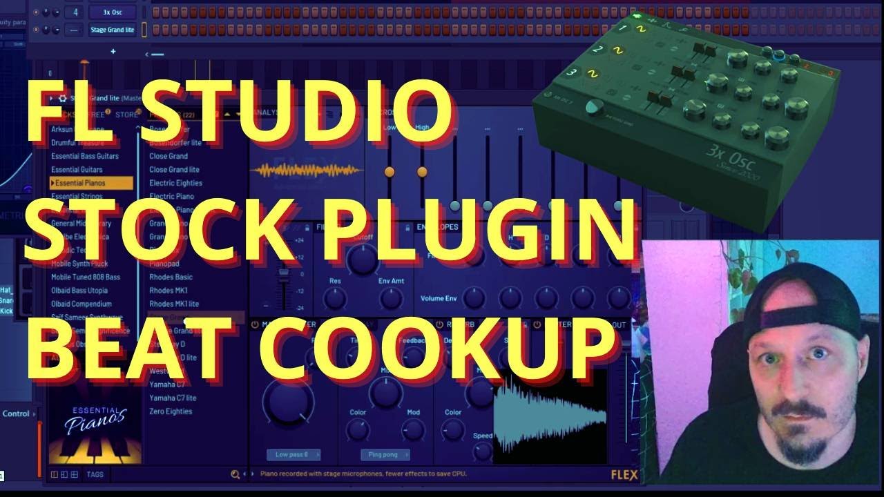 chorderline's tweet card. How To Make a Hip Hop Beat from Scratch with FL Studio Stock Plugins...