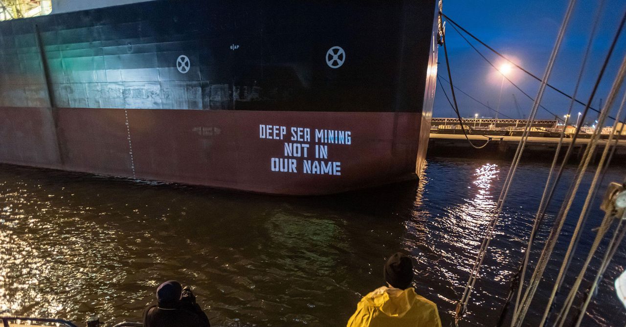 nProctor's tweet card. A new report contends that deep sea mining is not only an environmental risk, it’s also not going to help meet the world’s renewable energy needs.