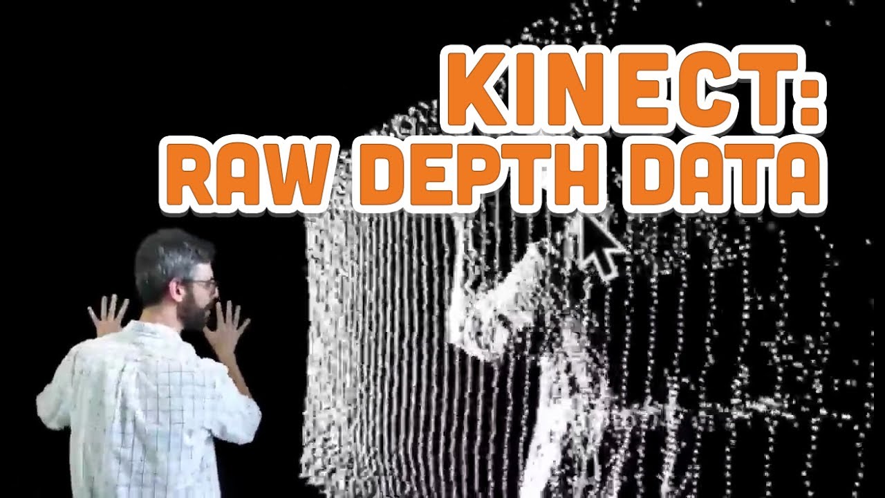 coryallen's tweet card. 12.3: Raw Depth Data - Point Clouds and Thresholds - Kinect and...