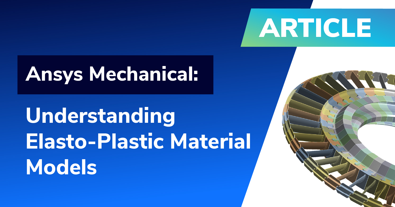 cadfem_in's tweet card. ANSYS Mechanical explores elastoplastic material models in-depth—learn about yield criteria, flow rules, and hardening behavior to enhance your structural simulation accuracy.