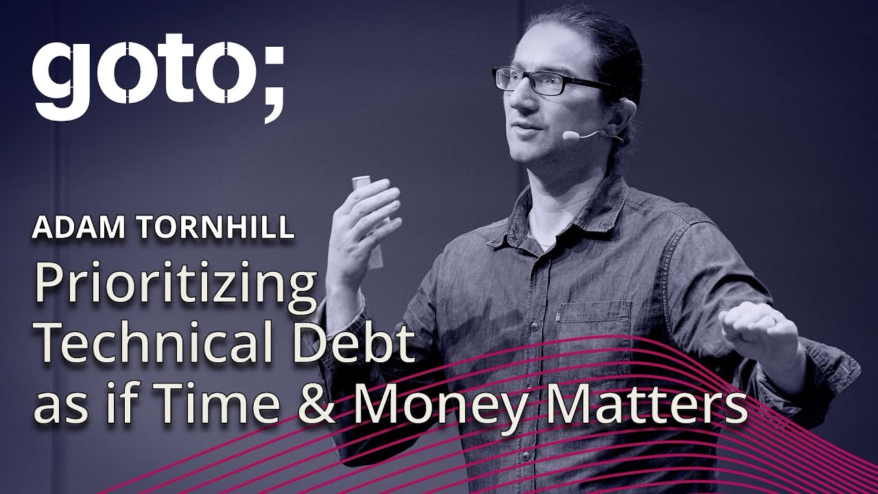 PiWritesCode's tweet card. Prioritizing Technical Debt as if Time & Money Matters • Adam...