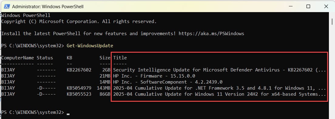 PowerShellFAQs's tweet card. Learn how to check for Windows updates using PowerShell. Get step-by-step commands to view, manage, and automate update checks for a secure, up-to-date system.