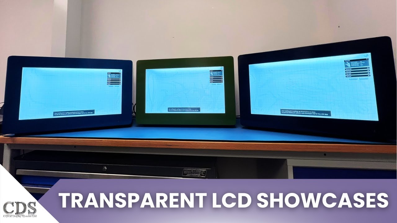 CrystalDisplays's tweet card. Stunning ClearVUE Transparent LCD Showcases