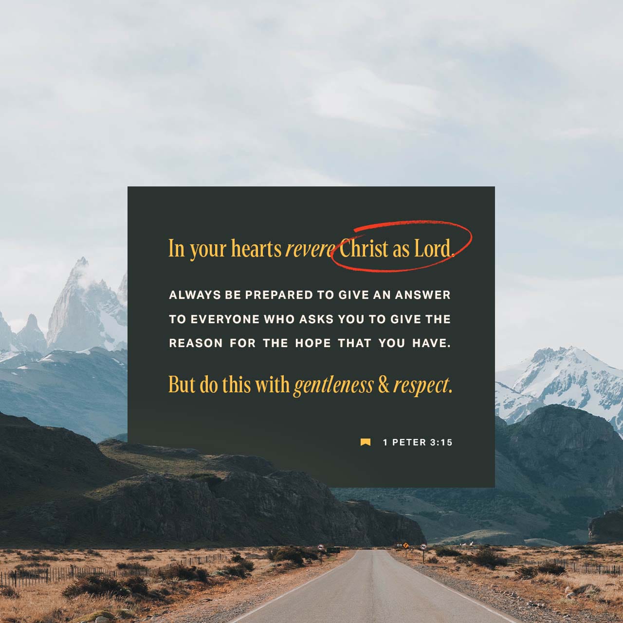 RalphGarrettJr's tweet card. But sanctify the Lord God in your hearts, and always be ready to give a defense to everyone who asks you a reason for the hope that is in you, with meekness and fear