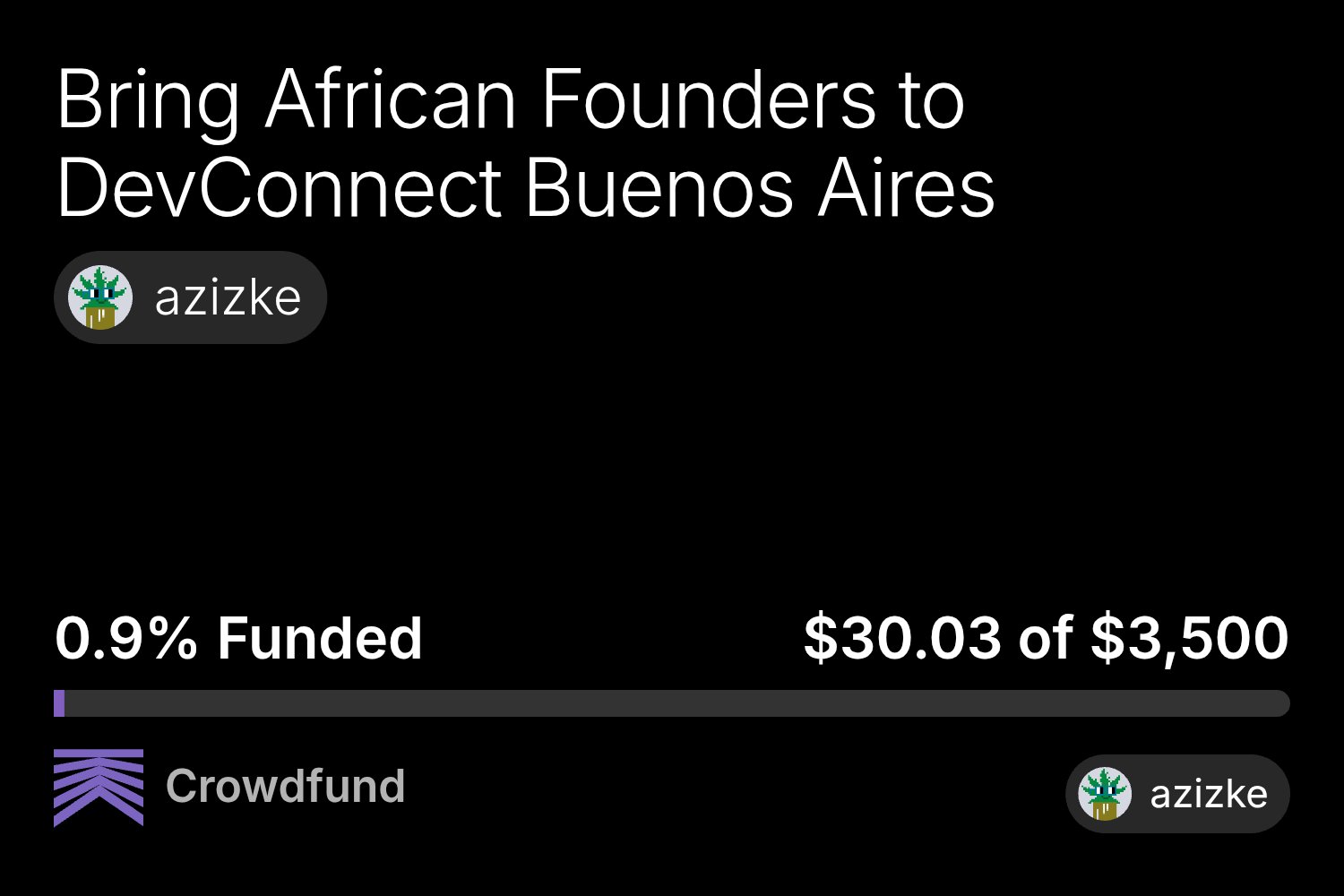BuildaDao's tweet card. Fund good ideas