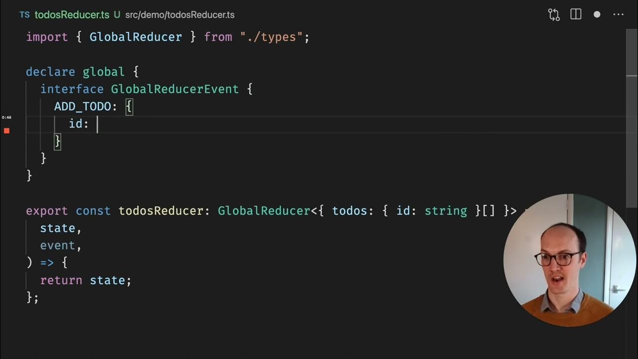 react_geek's tweet card. Using DECLARE GLOBAL for amazing inference - Advanced TypeScript