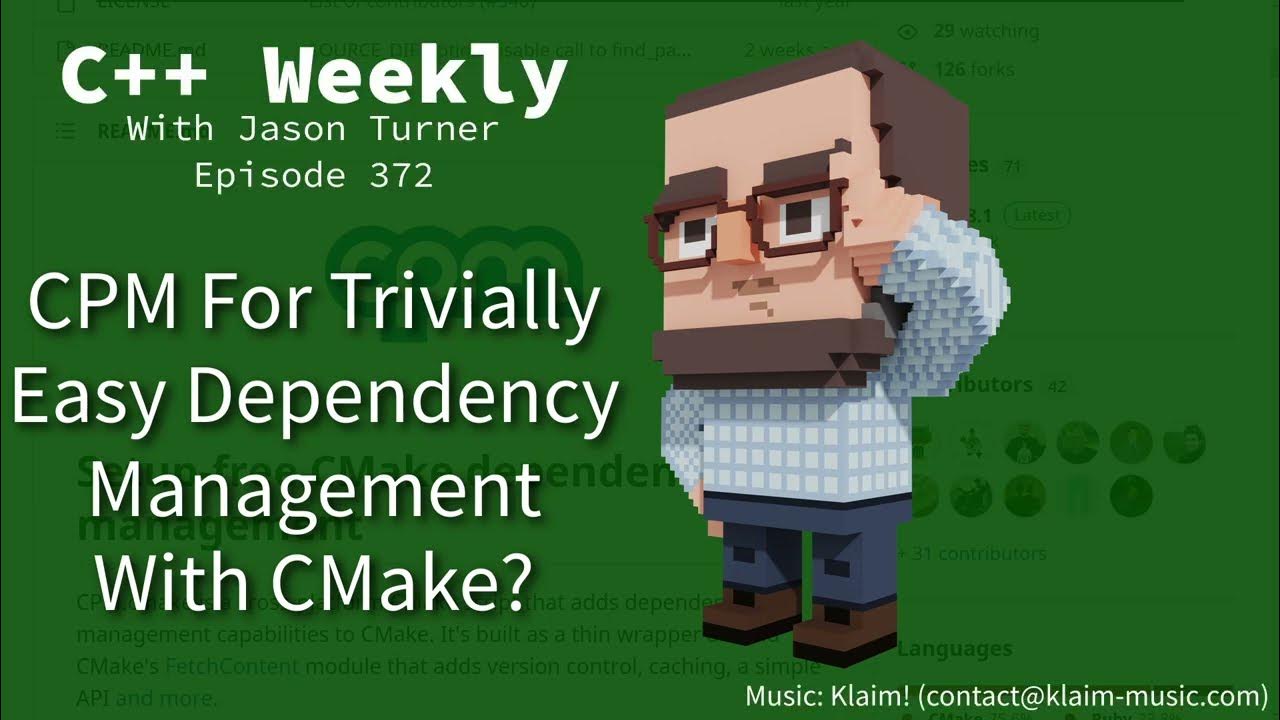 lefticus's tweet card. C++ Weekly - Ep 372 - CPM For Trivially Easy Dependency Management...
