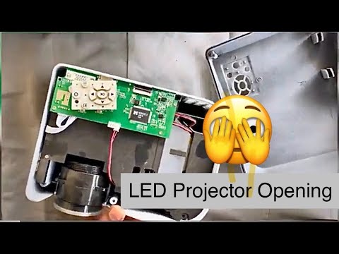 lokeshc2's tweet card. Opening projector: Experimental of Led Projector #linuxtopic Inside...