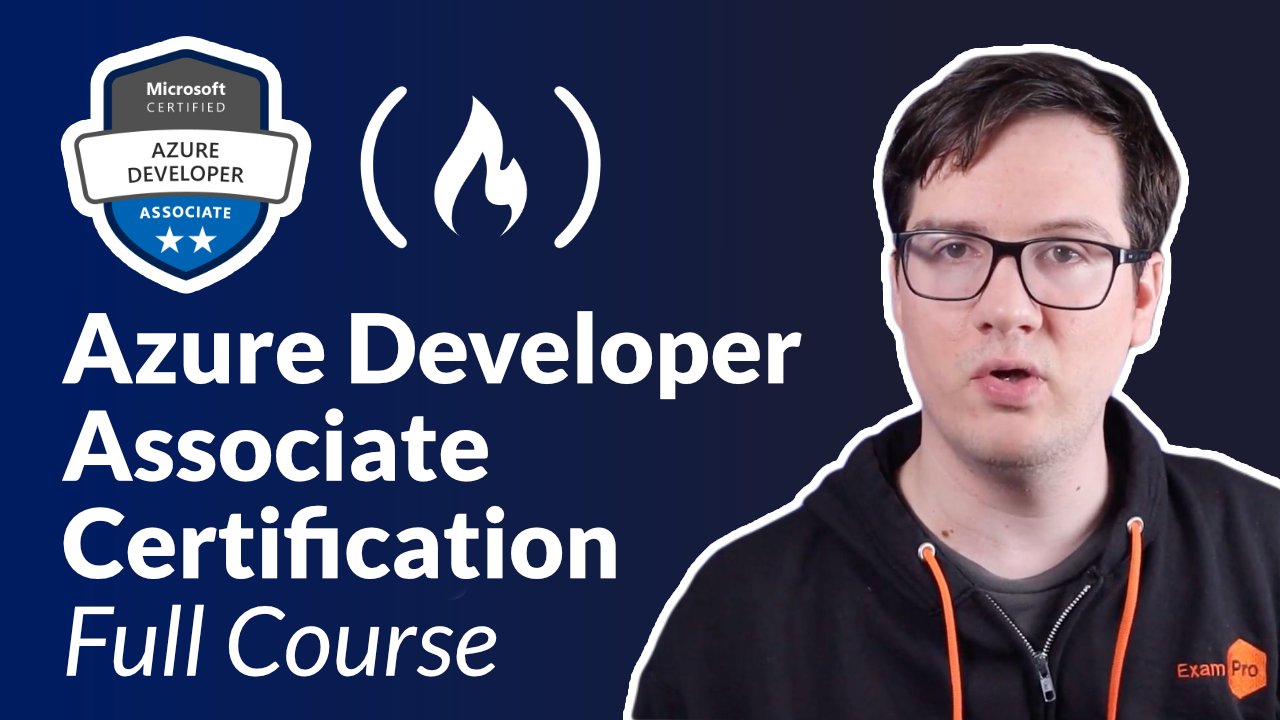 freeCodeCamp's tweet card. By Andrew Brown You can learn everything you need to know to earn the Azure Developer Certification by completing this free 13-hour course. What is Microsoft Azure Developer Associate? The Microsoft...