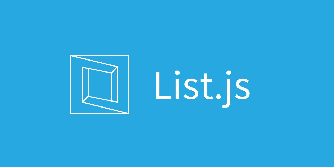 JavaScript10000's tweet card. The perfect library for adding search, sort, filters and flexibility to tables, lists and various HTML elements. Built to be invisible and work on existing HTML. - javve/list.js