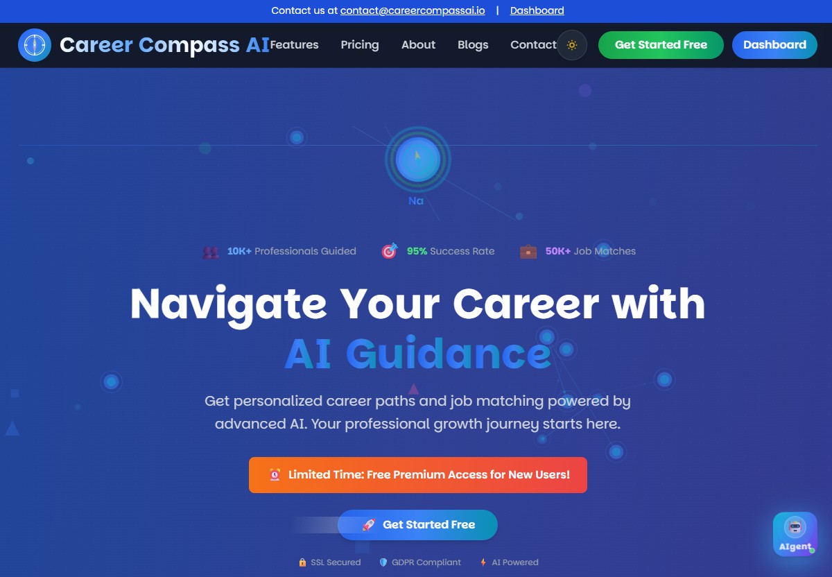 VibeCodingList's tweet card. Career Planning App powered with AI for fresh graduates and experienced professionals