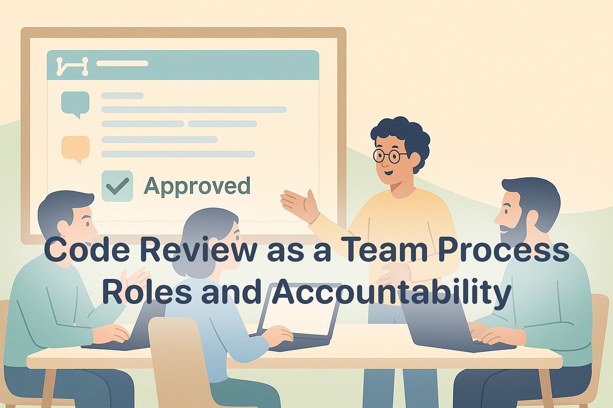 maxim__gorin's tweet card. Code review works best as a process: assign roles, use checklists, and track latency to keep quality high and accountability clear.