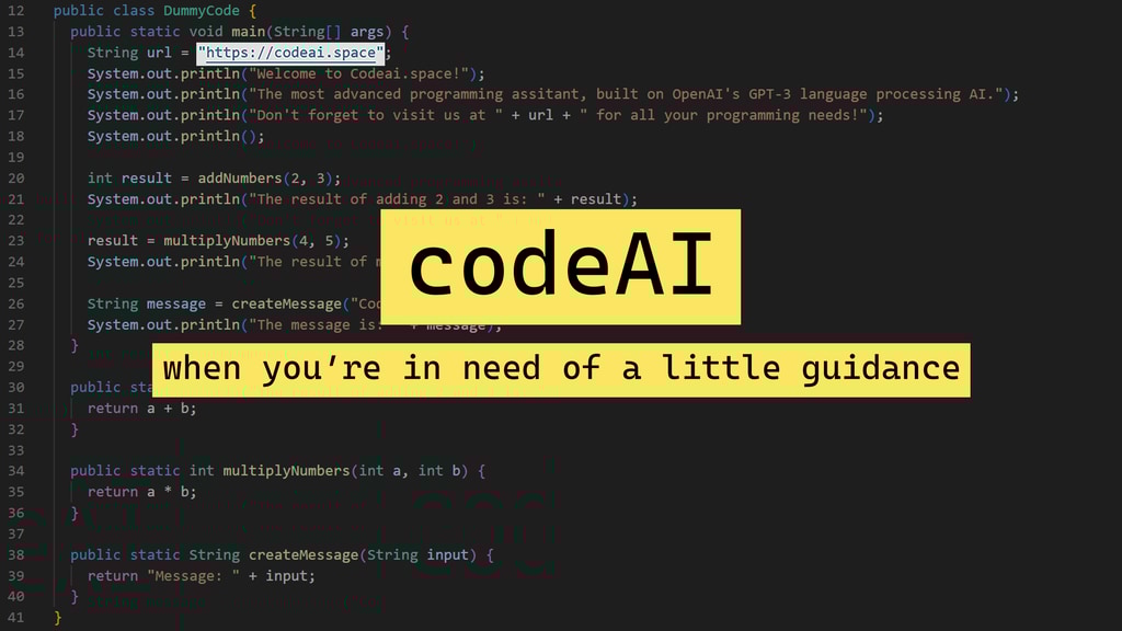 CodeAIspace's tweet card. Streamline your dev workflow with CodeAI: The ultimate tool for efficient coding and problem-solving